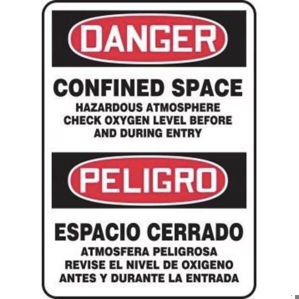 Accuform OSHA DANGER SAFETY SIGN NO MCHL146VP MCHL146VP - main